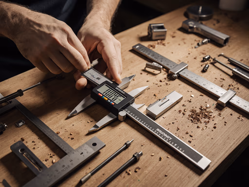 hobbyist_using_digital_caliper_on_workbench